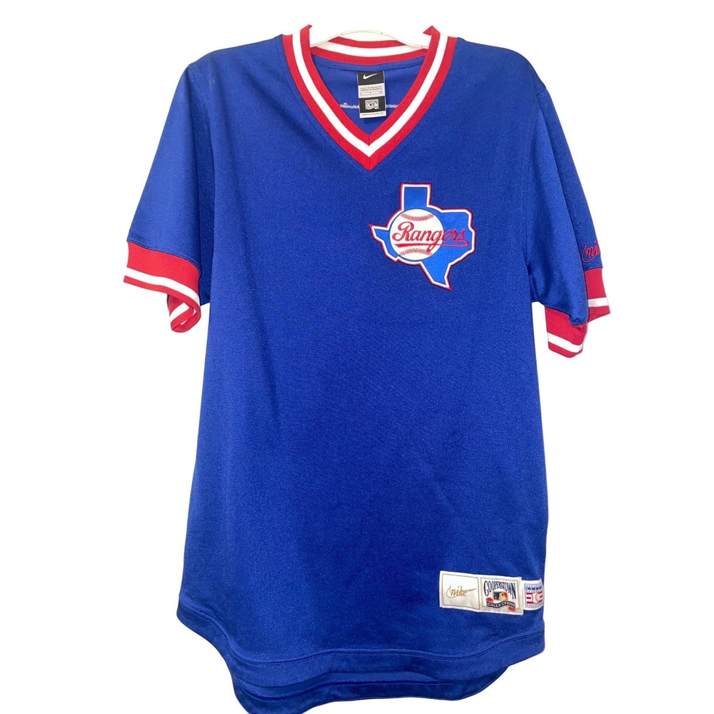 Texas Rangers Nike Cooperstown MLB Hall of Fame Ryan Jersey Size Small